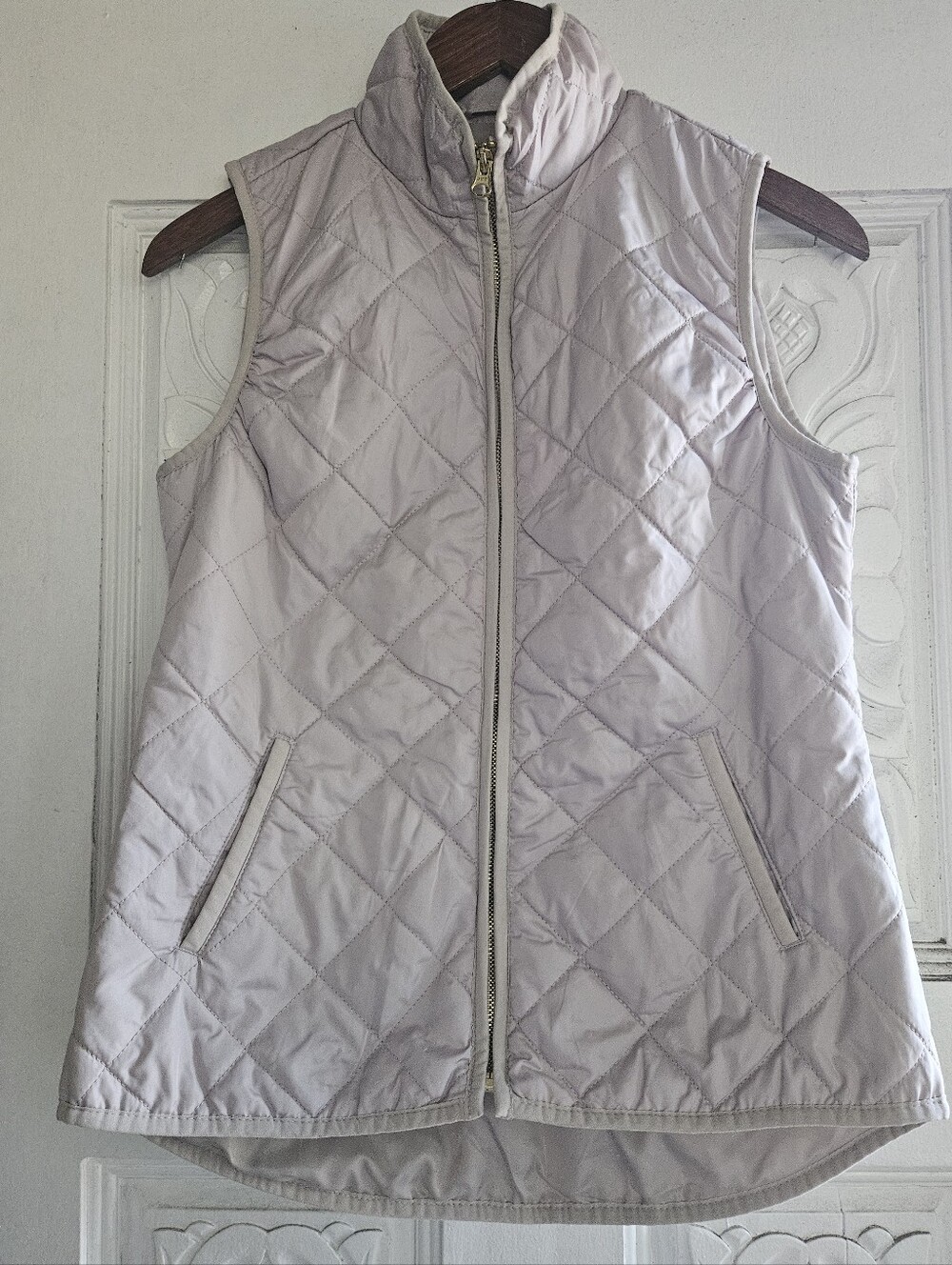 Old Navy Light Lavender Quilted Sleeveless Vest XS